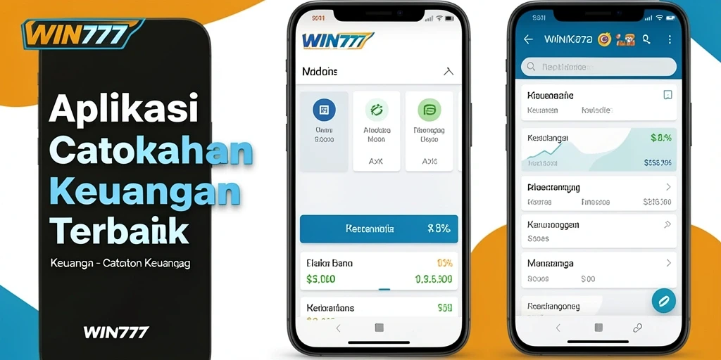 Tampilan antarmuka <strong>WIN777</strong> yang menarik dan memudahkan pencatatan keuangan.