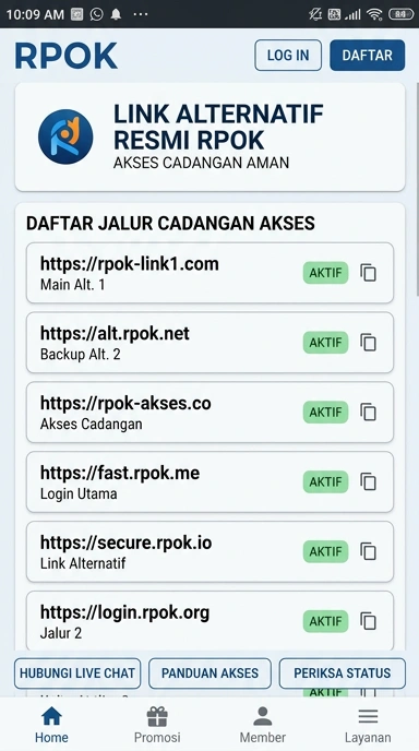 Link Alternatif rpok untuk Pengguna Android di Indonesia