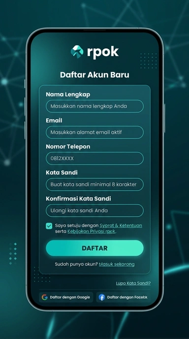 Daftar Akun Baru untuk rpok Sekarang!